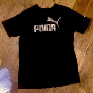 PUMA Women's Black Short Sleeve Tee